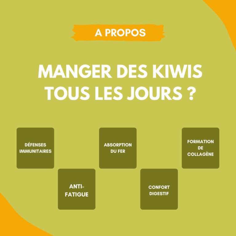 bienfaits kiwis quotidien manger des kiwis tous les jours effets