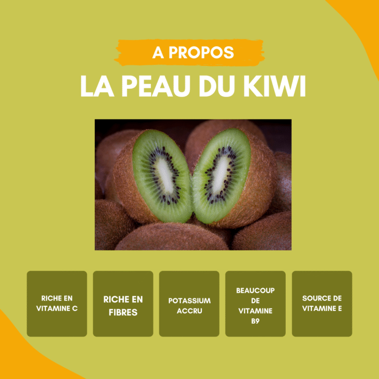 Valeur nutritive peau kiwi bienfaits peau kiwi propriétés peau kiwi apport nutritionnel peau kiwi composition peau kiwi