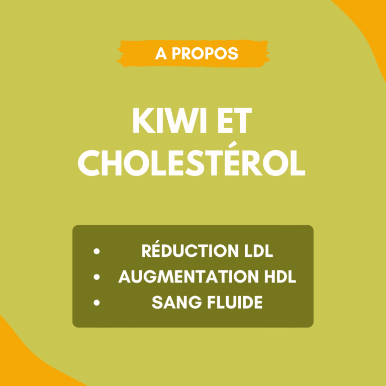 kiwi et cholestérol effet du kiwi sur le cholestérol