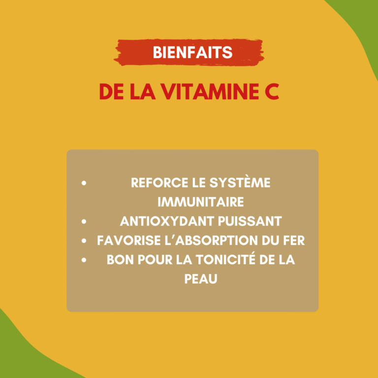 bienfaits de la vitamine c