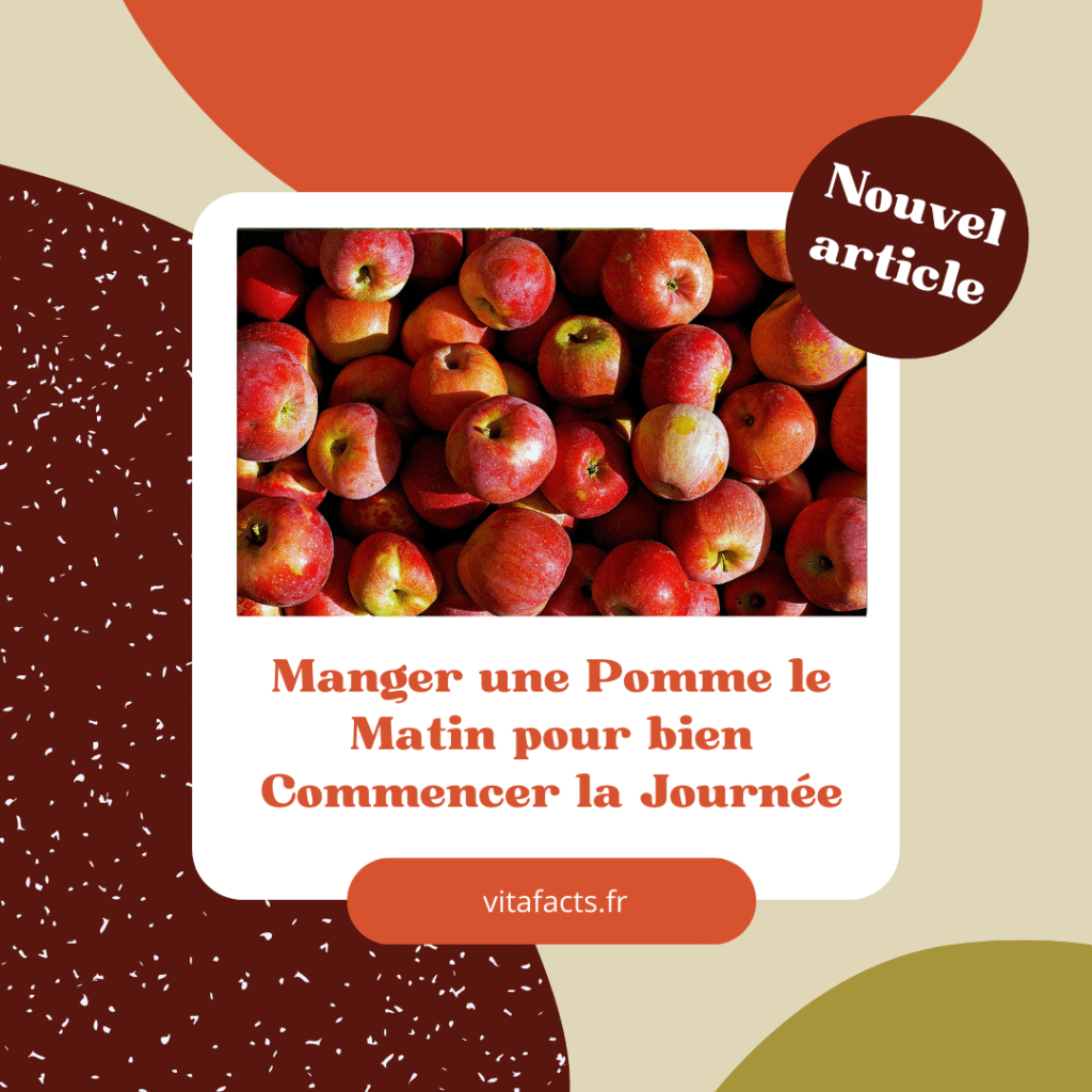 Manger une pomme le matin