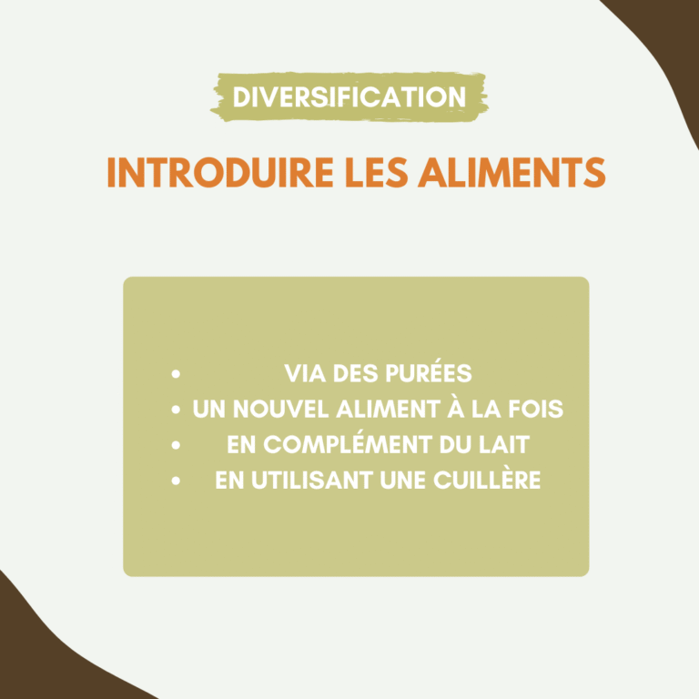 introduire nouveaux aliments bébé