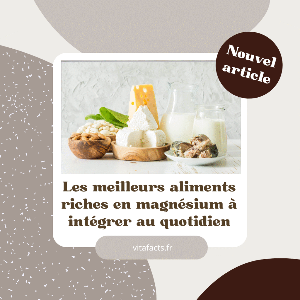 aliments riches en magnésium