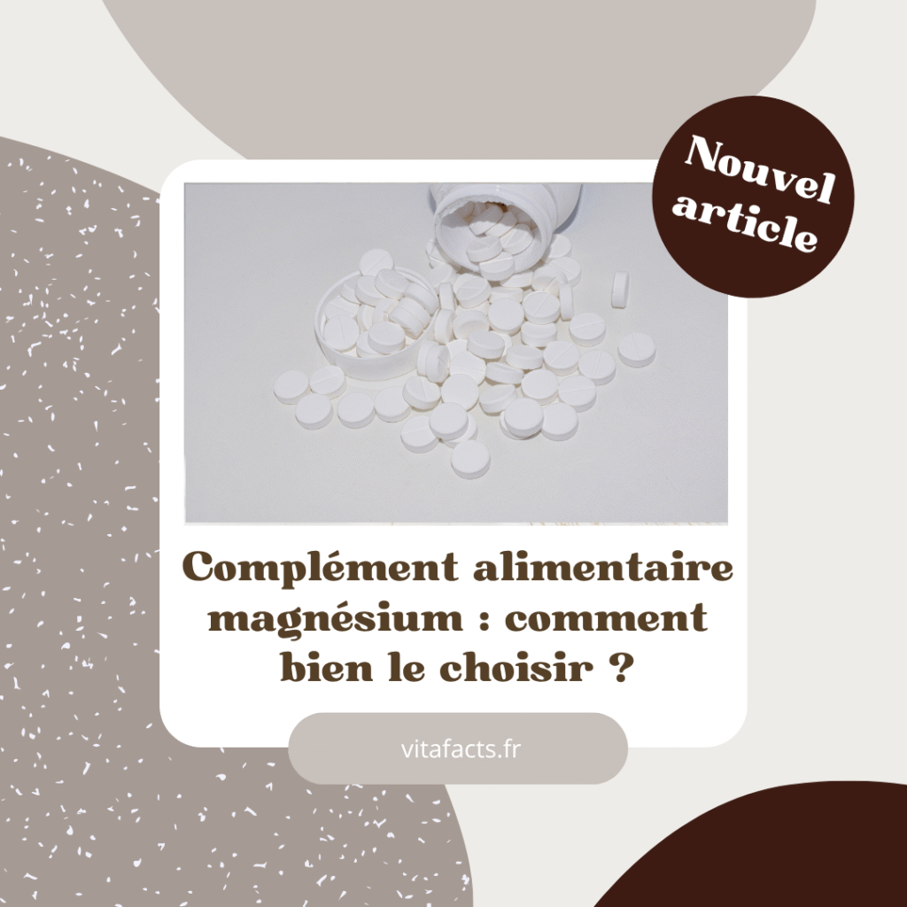 complément alimentaire magnésium