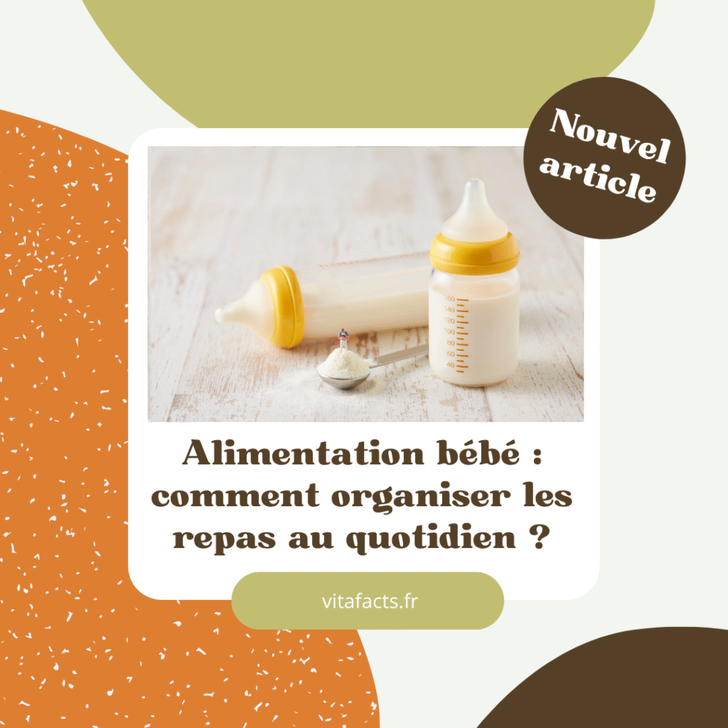 organisation repas bébé