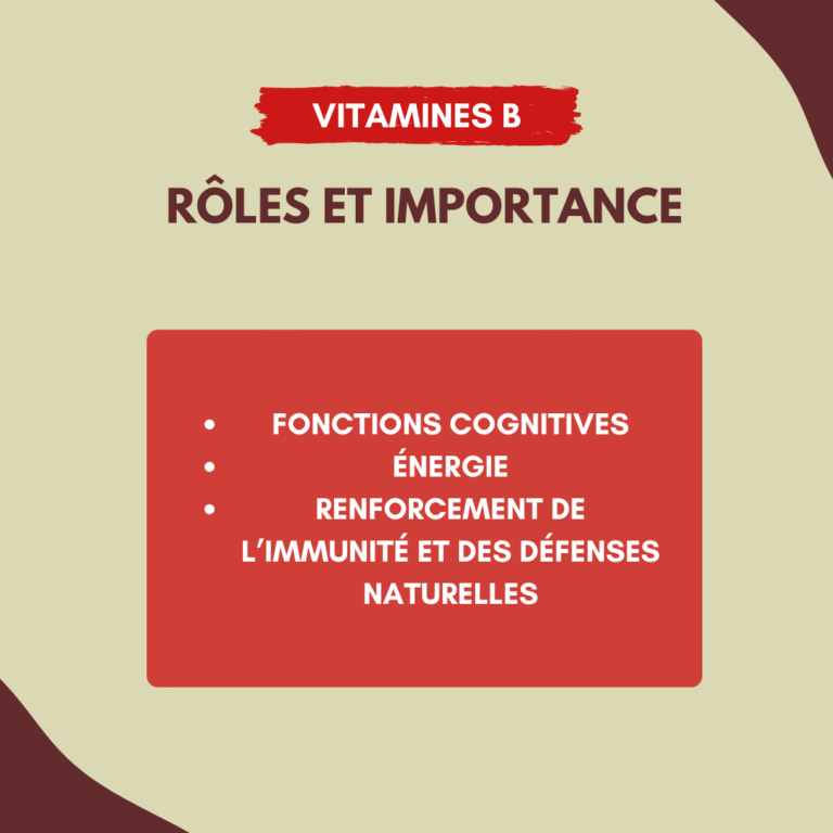 rôles vitamines b