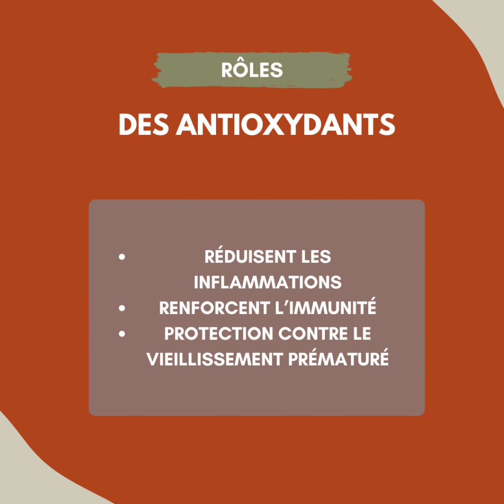 bienfaits des antioxydants