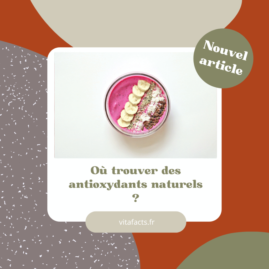 sources naturelles antioxydants